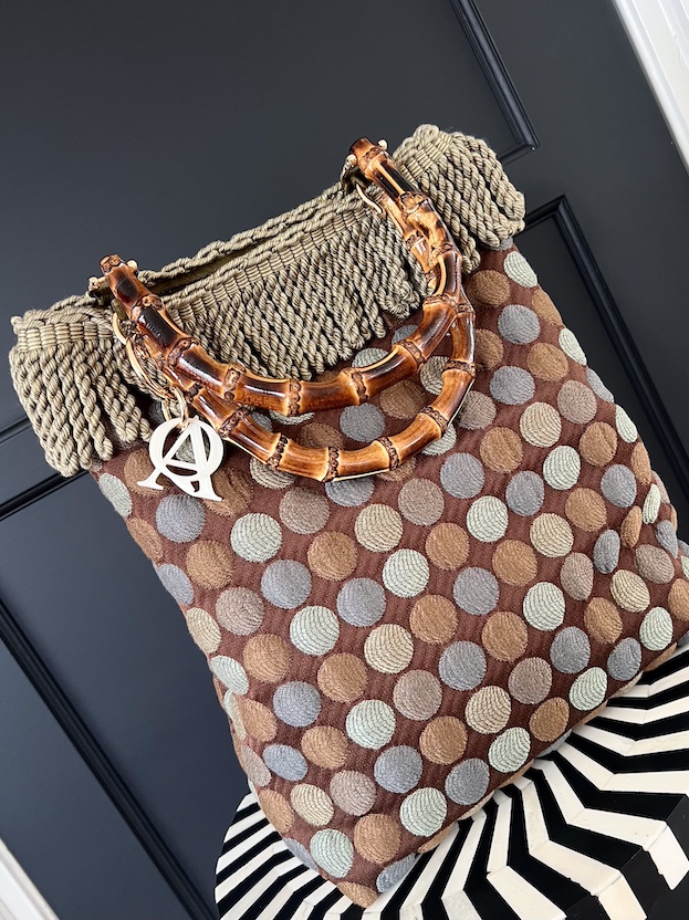 Unieke handgemaakte shopper City Bag detail_1